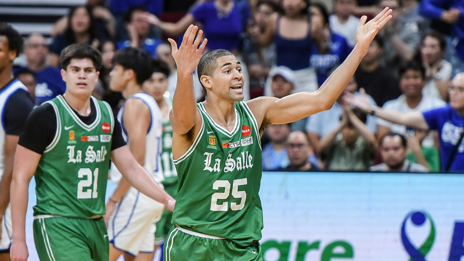 Mike Phillips, DLSU aim to regain footing vs NU in marquee UAAP duel

